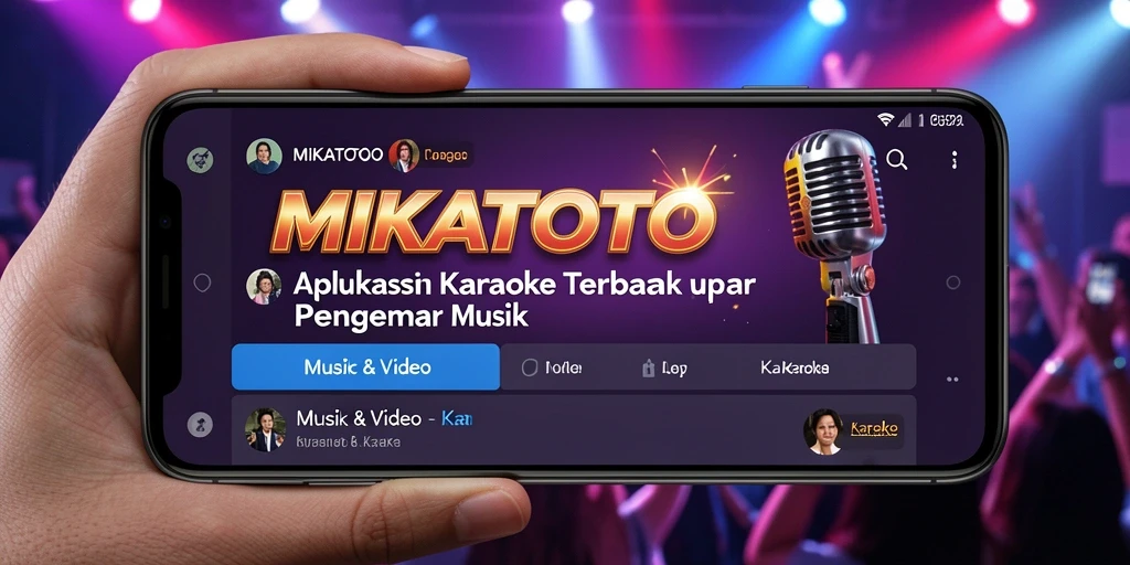 Antarmuka MIKATOTO yang intuitif dan kaya fitur untuk Karaoke.