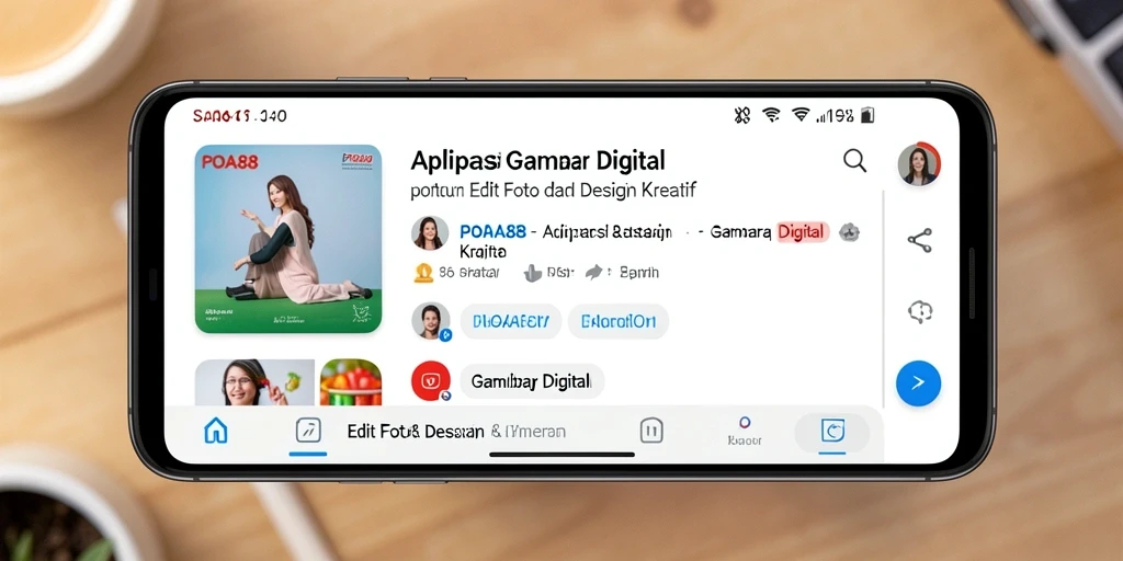 Tampilan antarmuka pengguna POA88 yang sederhana dan fungsional.