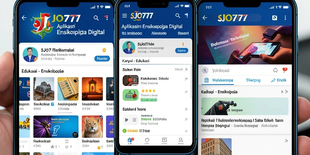 Tampilan antarmuka SJO777 yang menarik dan informatif.