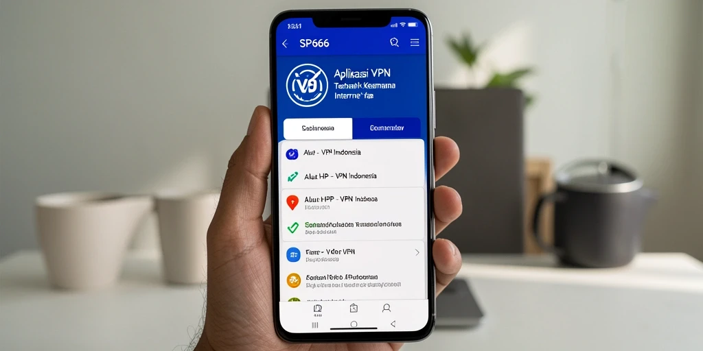 Tampilan antarmuka pengguna SP666 yang sederhana dan efisien.